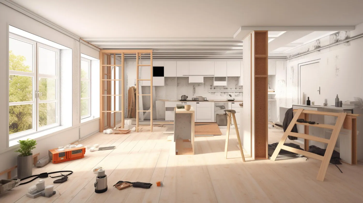 Beautiful renovated interior